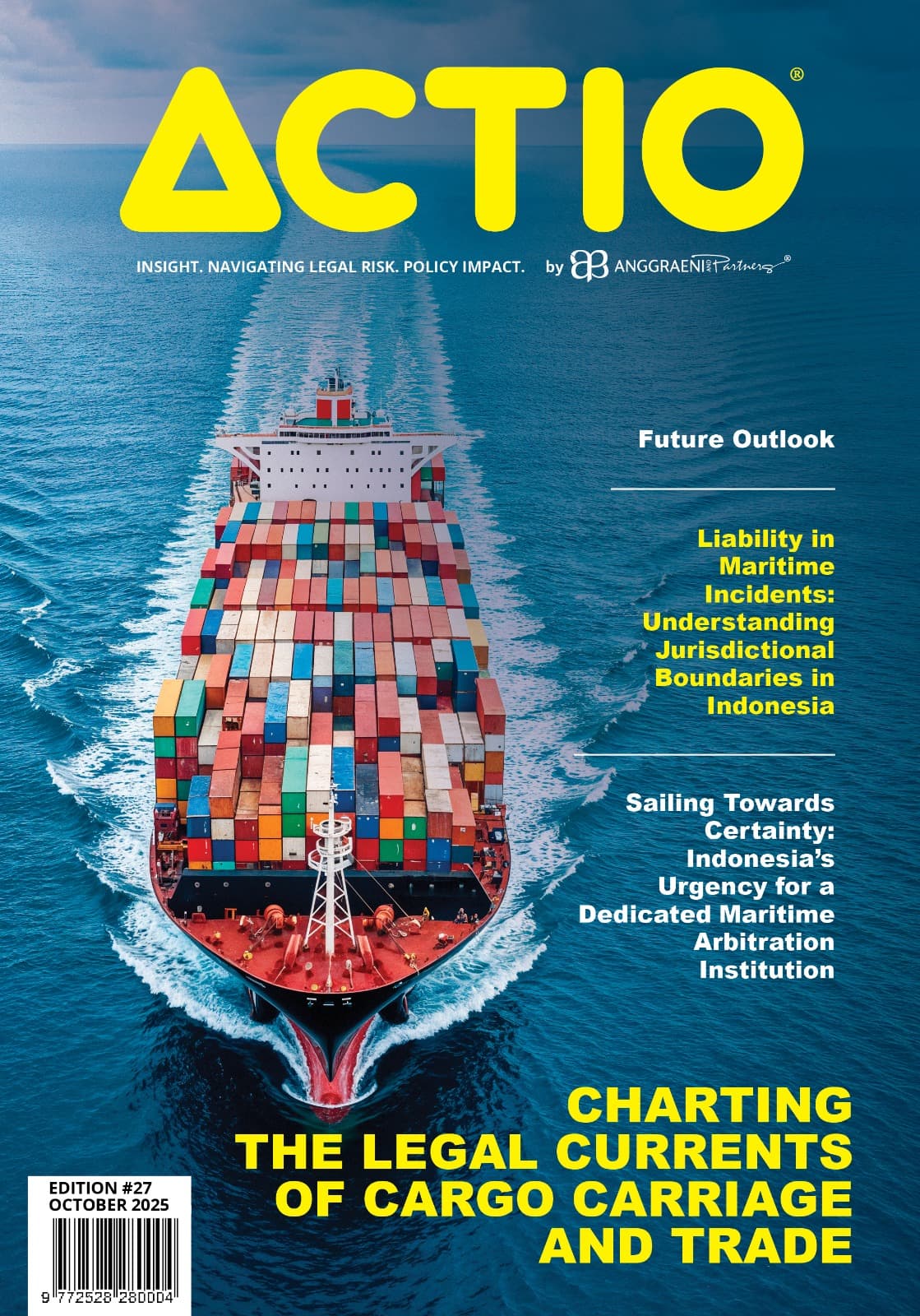 Featured Image for ACTIO MAGAZINE – 27TH EDITION – CHARTING THE LEGAL CURRENTS OF CARGO CARRIAGE AND TRADE